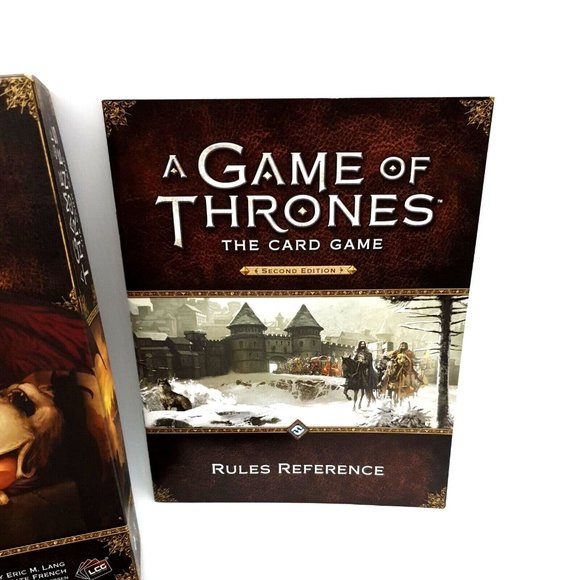 A Game of Thrones The Card Game Second Edition Core Set Complete Family Night - Picture 9 of 11